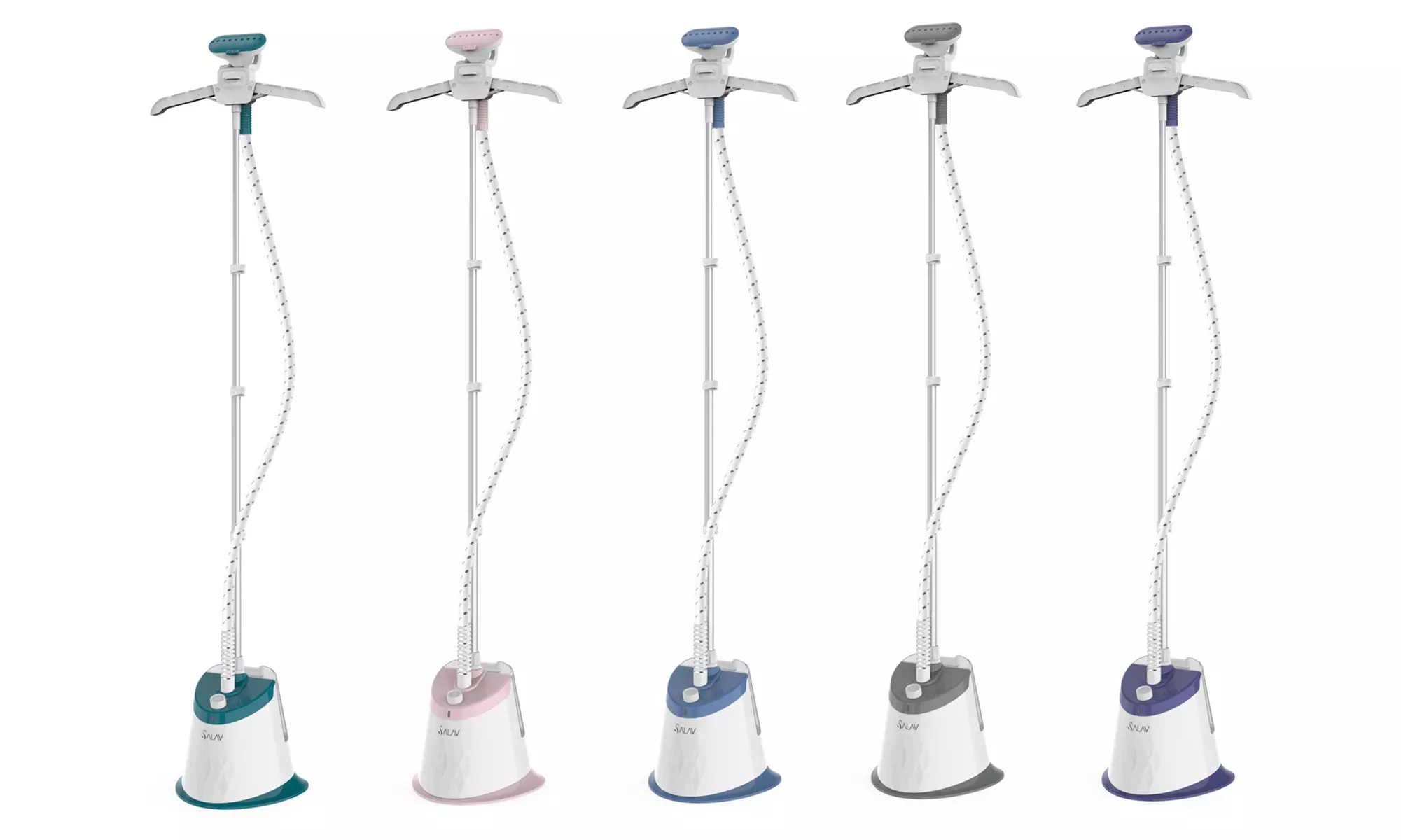 SALAV XL-10 1500W Garment Steamer with 4 Steam Settings and Woven Hose - Primary Image