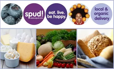 $25 for $50 Worth of Spud! Wholesome, Organic Grocery Delivery Service - Primary Image