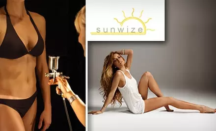 $29 for Two Airbrush Tans at SunWize Tanning - Primary Image