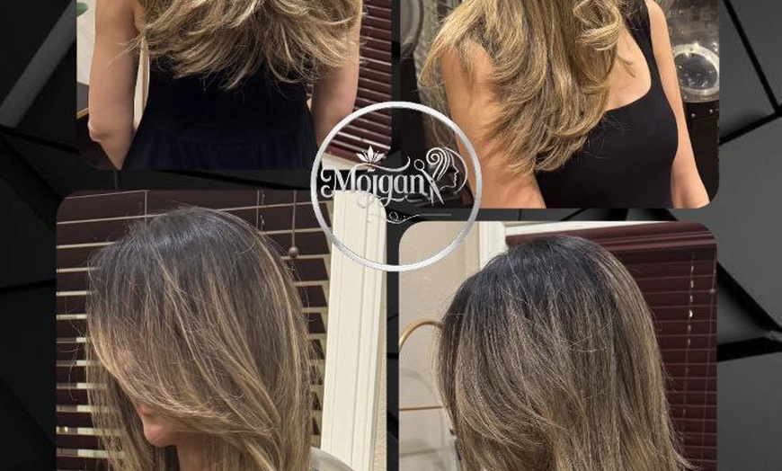 Image 5: 1 or 2 Single Process or Haircuts with Shampoo, Condition & Blow-Dry 