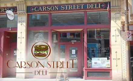 $8 for $16 Worth of Sandwiches, Brews, and More at Carson Street Deli  - Primary Image