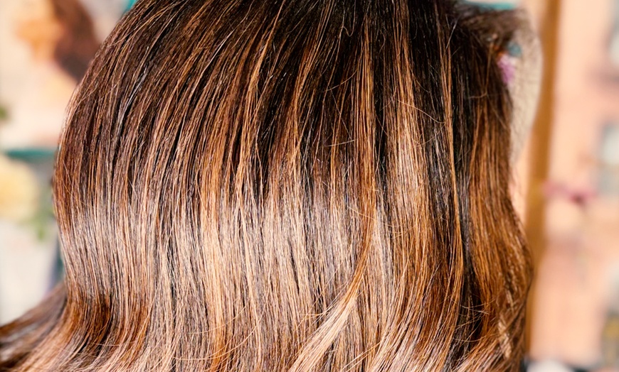 Image 18: Polished and Sleek: Haircut, Blowout, Gel Mani and Keratin Treatment