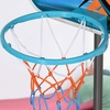 Image 3: HomCom Kids Portable Basketball Hoop and Stand Set