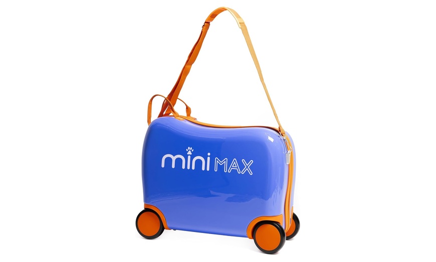 Image 6: Aerolite MiniMax Kids Ride-On Suitcase 45cm x 36cm x 20cm, 29L