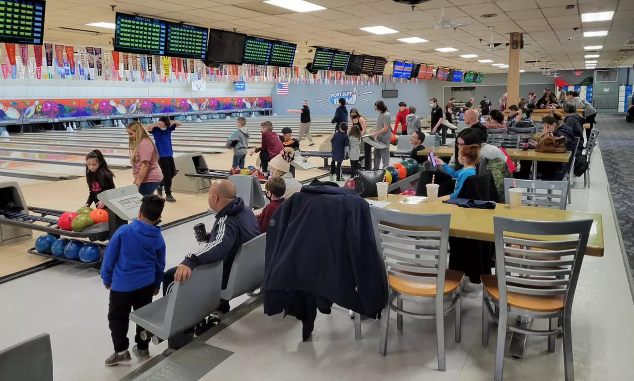 Up to 55% Off Bowling with Shoes at Port Jeff Bowl