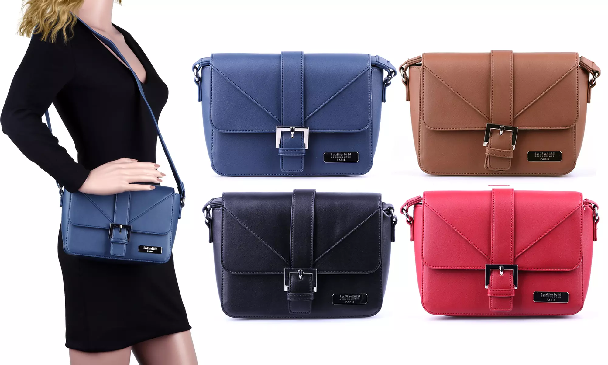 Sac bandoulière Infinitif Paris modèle Bossuelle - Primary Image