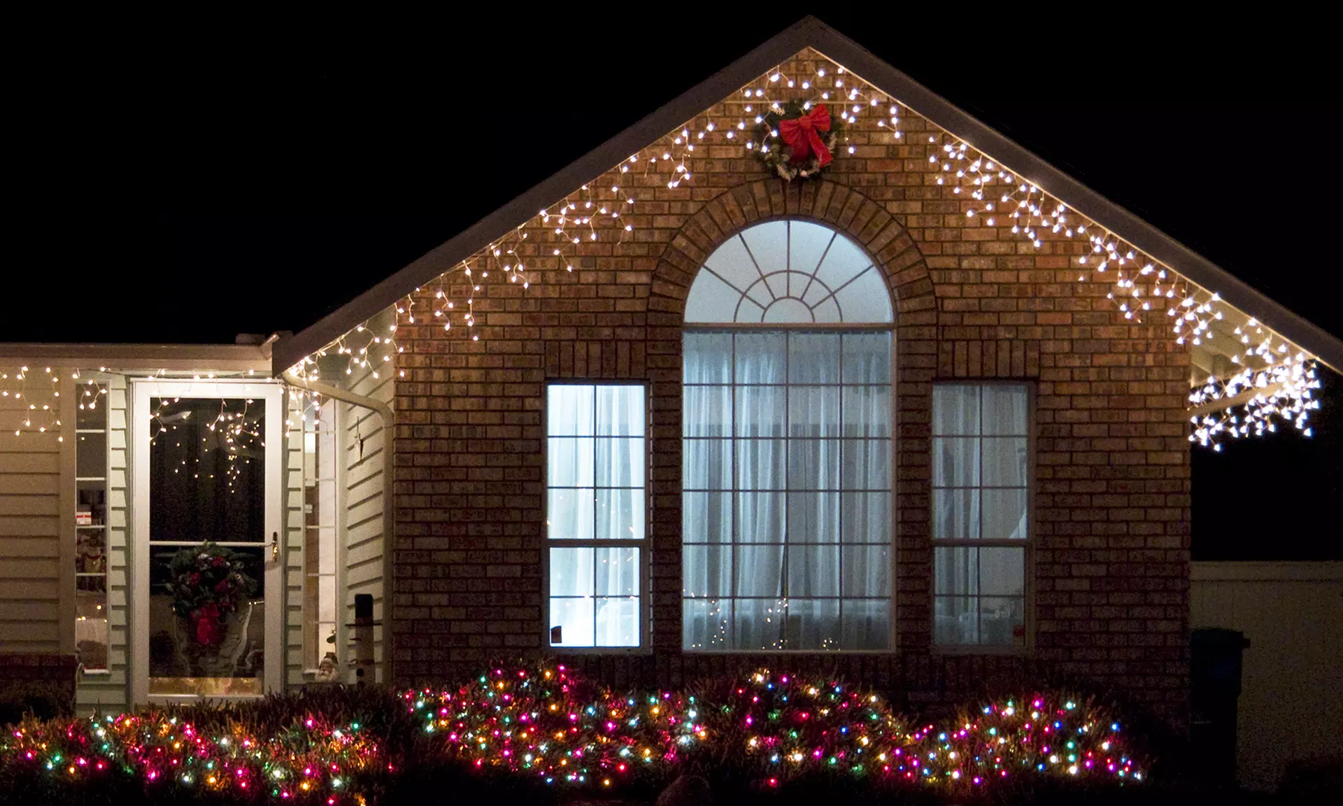 Icelite Solar Icicle 110-LED Holiday String Lights - Primary Image