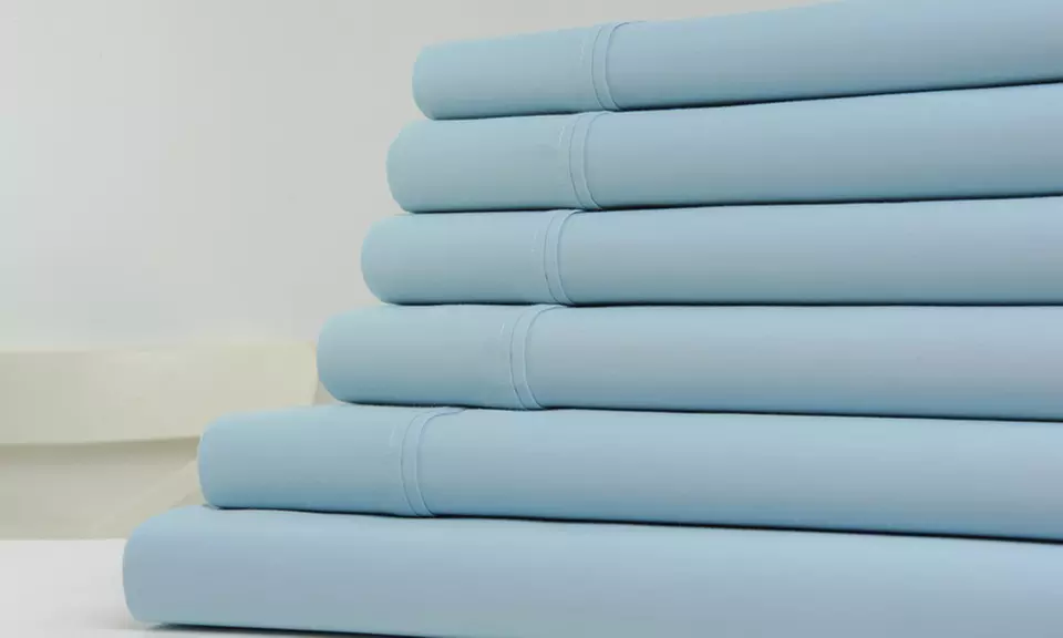 Kathy Ireland Gallery 1200 Thread Count Cotton Rich 6 Piece Sheet Sets