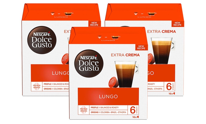 Image 13: Three-Pack of Nescafe Dolce Gusto Coffee Pods 16 Caps