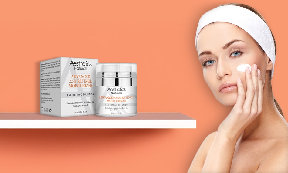Aesthetics Naturals Retinol 2.5% Anti-Aging Cream 1.7Oz - 1, 2, or 3 Pack Option
