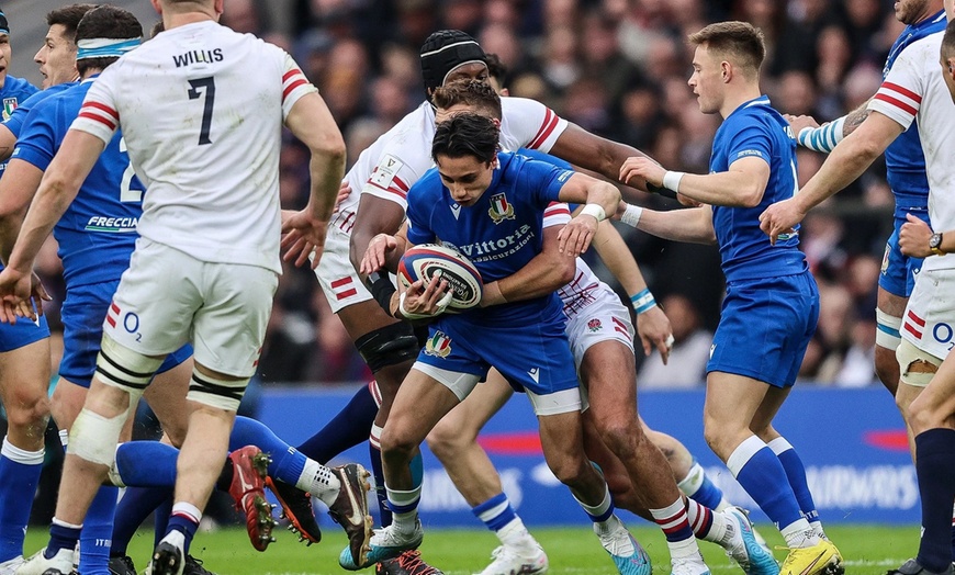 Image 2: Ticket für 6 Nation Rugby: Italien - Schottland oder Italien - England