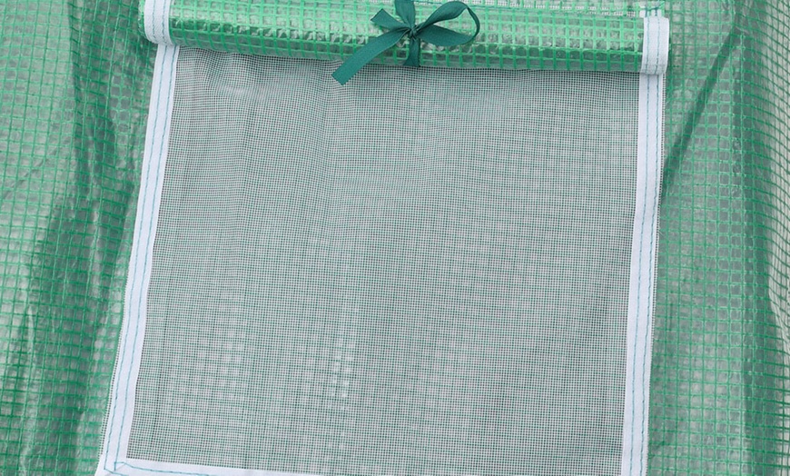 Image 7: Outdoor Walk-in Tunnel Steel Greenhouse with PE Cover