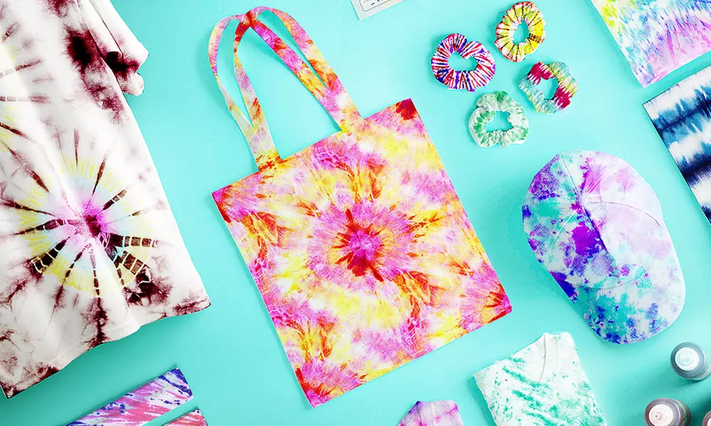 CraftBud Tie Dye Kit for Kids, Adults, Large Groups & Outdoor Activities