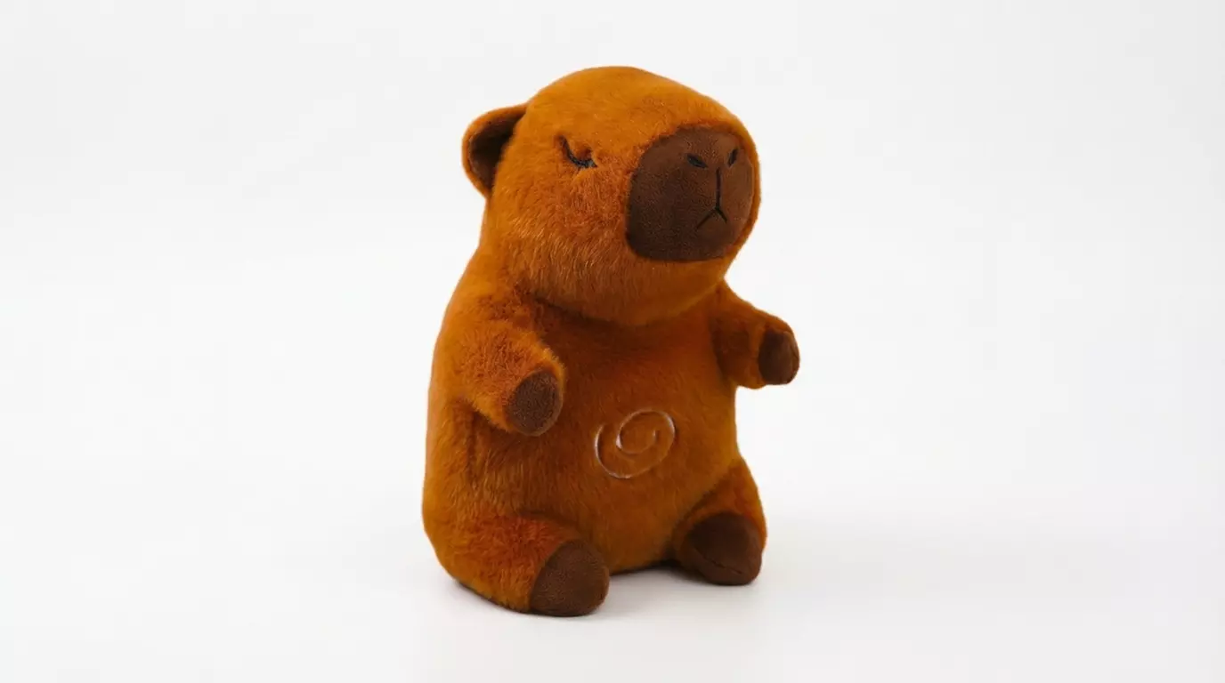Breathing Capybara Plush Toy
