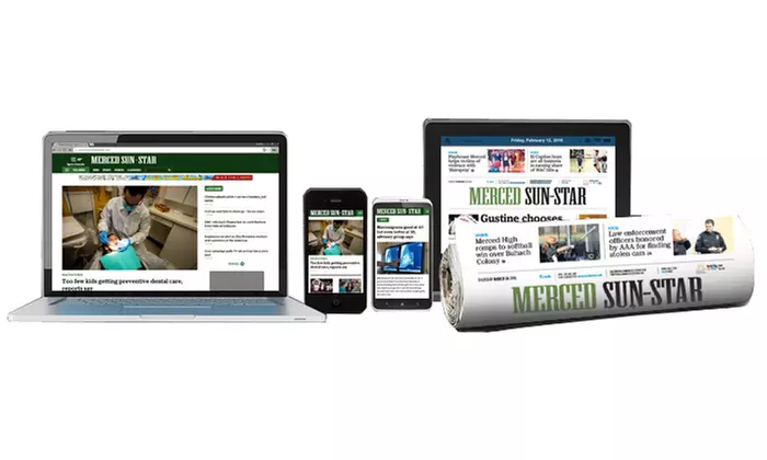 26- or 52-Week Monday-Saturday Home Delivery or Digital Subscriptions from Merced Sun-Star (Up to 74% Off). - Primary Image