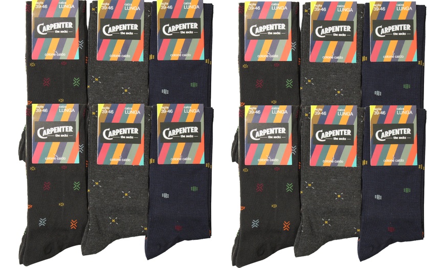 Image 40: Carpenter 6er- oder 12-Pack kurze oder lange Herren-Socken