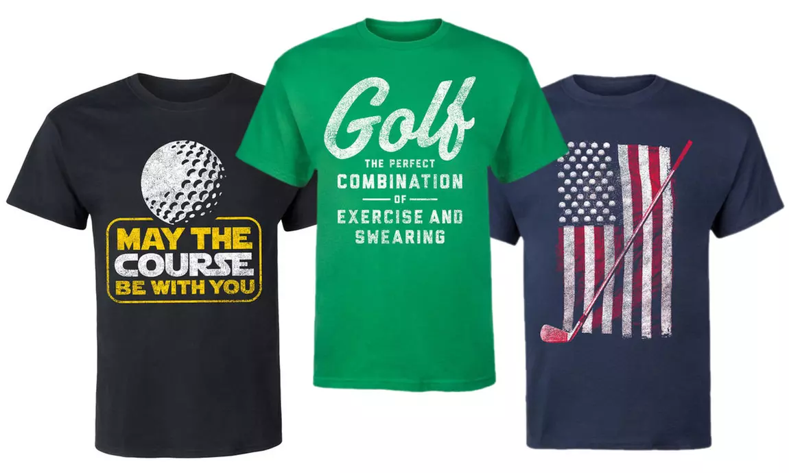Men's Golf Tees. Extended Sizes Available. - Primary Image
