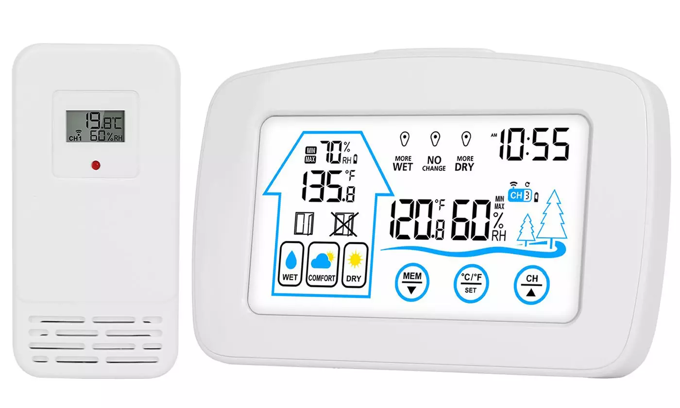 iMounTEK Smart Wireless Weather Station with Indoor Outdoor Temp Humidity Sensor