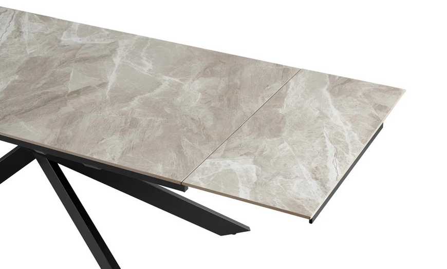 Image 6: DS Living Zaira Sintered Stone Dining Room Table
