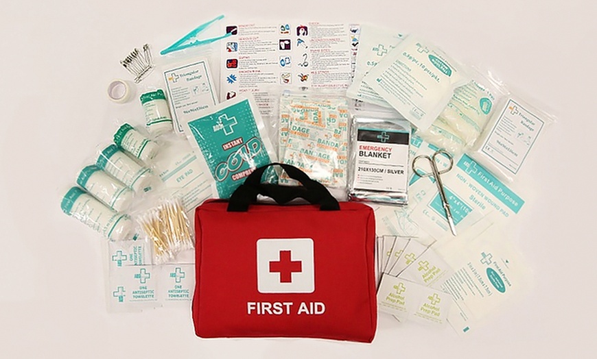 First Aid Kit (210-Piece) | Groupon Goods