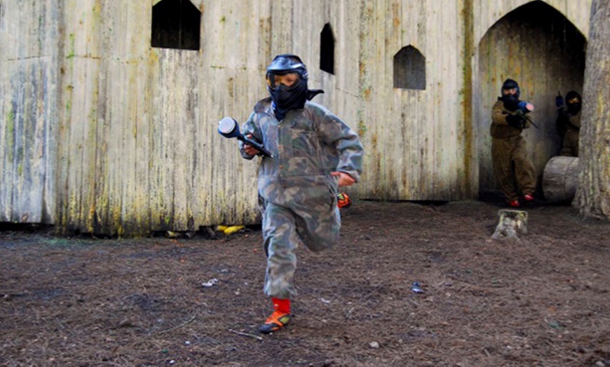 Image 3: Paintballing and Lunch For Five