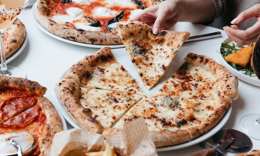 Image 8: Choice of Pasta or Pizza with Optional Glass / Bottle of Wine Or Beer