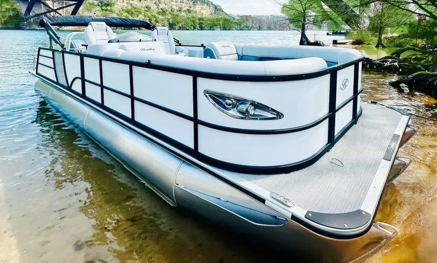 Image 14: Up to 26% Off Lake Austin Captained Pontoon Boat Rentals