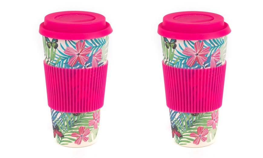 Image 7: Cambridge Bamboo Eco Travel Mugs