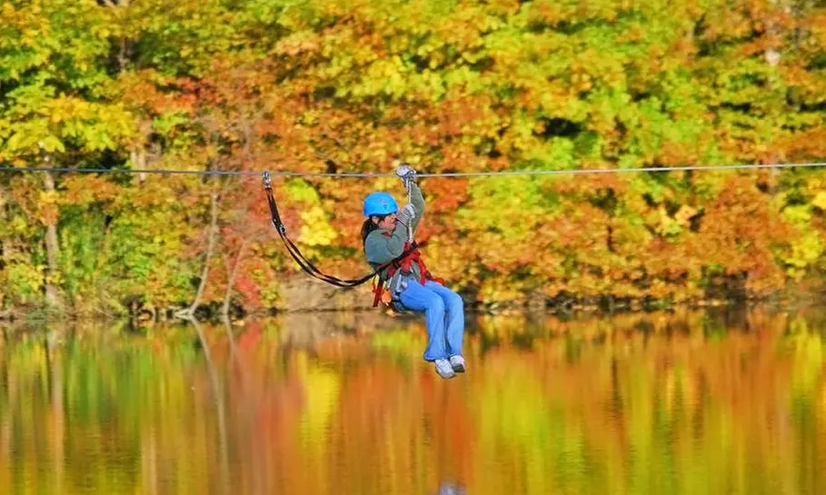 Canopy Exploration Tour for Two or Four at Zip Timber Lake (Up to 49% Off). Three Options Available. - Primary Image