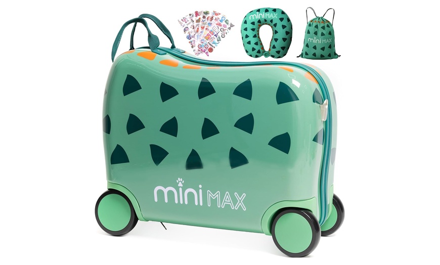 Image 3: Aerolite MiniMax Kids Ride-On Suitcase 45cm x 36cm x 20cm, 29L