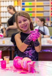 Fluid Art Class - Labubu Painting for One, 60-Minute Experience (Thursdays or Fridays) - Abstract Orlando
