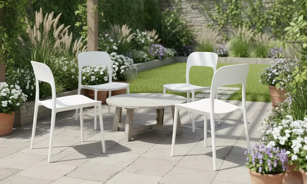 Set di 4 sedie da esterno