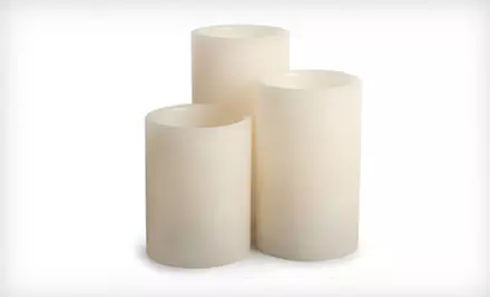 $19 for a Set of Three Lamplust Flameless Candles with Auto Timer ($37.99 List Price) - Second Medium