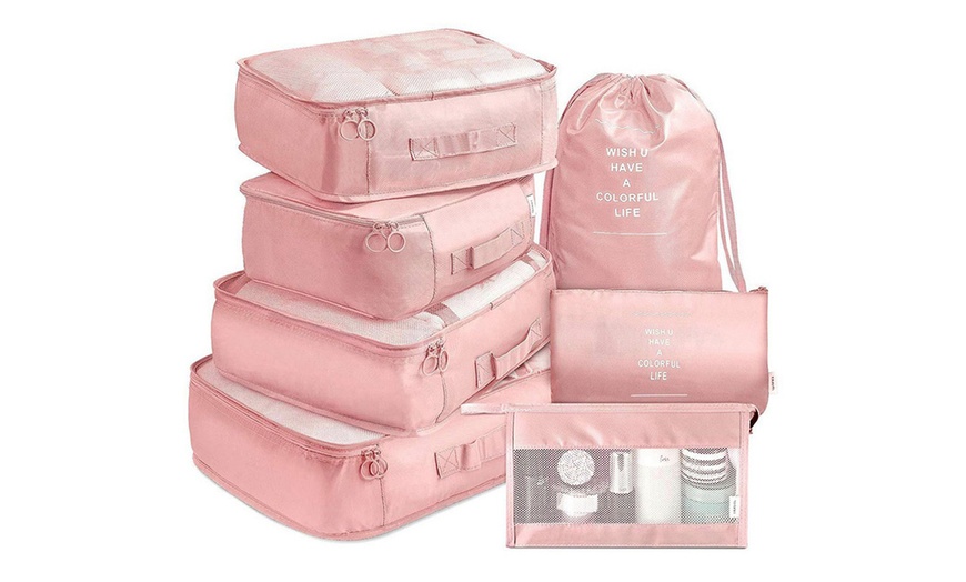 Image 14: 7Pcs Travel Packing Organizers