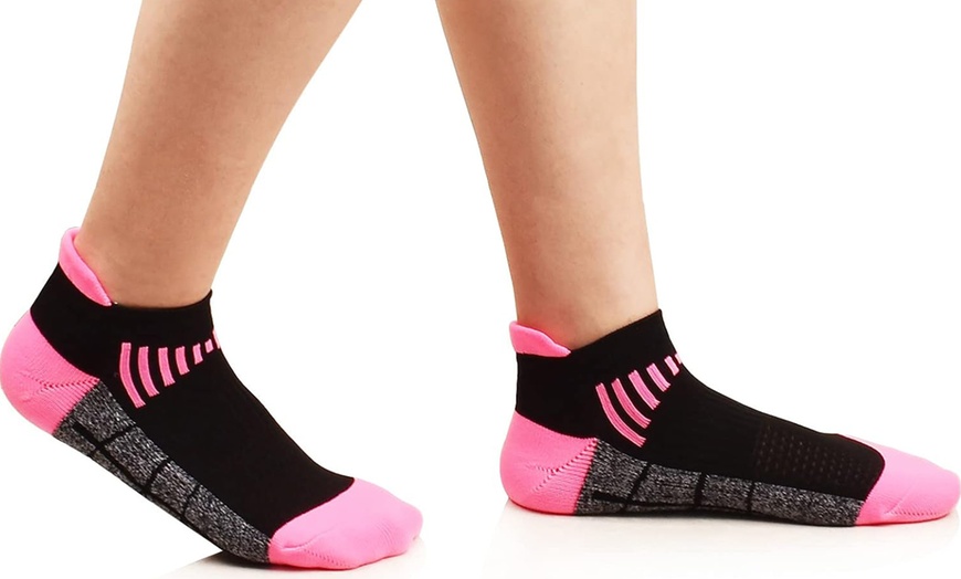 Image 3: 1 oder 6 Paare Sport-Knöchel-Socken für Damen oder Herren
