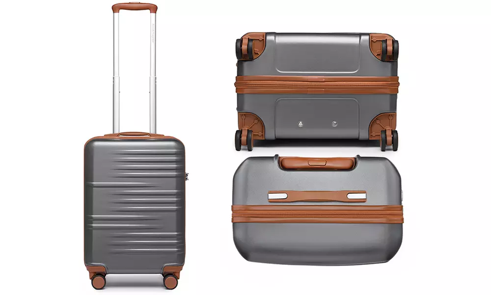 KONO Up to Three Hard Shell Suitcases With TSA Locks
