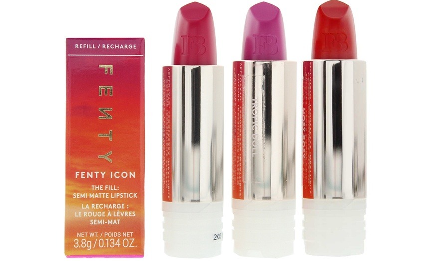 Image 1: Fenty Beauty Icon The Fill Semi-Matte Refillable Lipstick 3.8g
