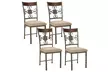 Costway Set of Two or Four Dining Room Chairs with Seat Cushion - Second Medium