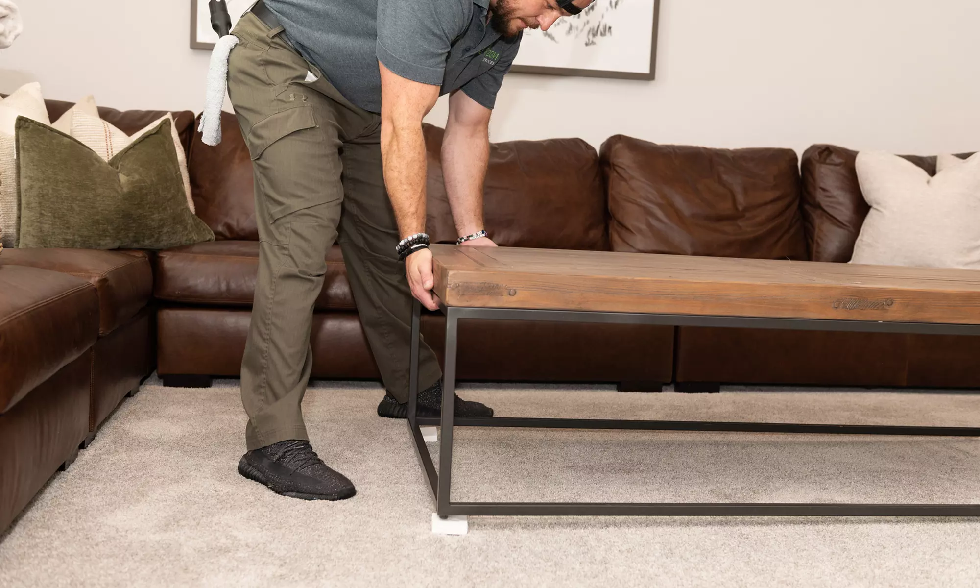 Experience Be Green Carpet Cleaning with Eco-Friendly Options for Multiple Rooms and Hallway, up to 60% Off