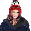 Image 3: EZGO Colorful 10 LED Light Up Beanie Knit Hat Winter Warm
