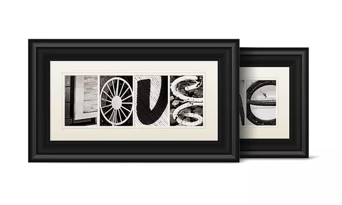 $59.99 for Custom Framed Letter Art from Great Big Canvas ($139.99 Value) - Second Medium