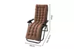 Chaise pliante avec coussin et dossier inclinable, coloris au choix, livraison offerte - Image 7
