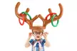 Inflatable Reindeer Antler Ring Toss Game For Kids Of All Ages (1,2,4 or 6 Pack) - Second Medium