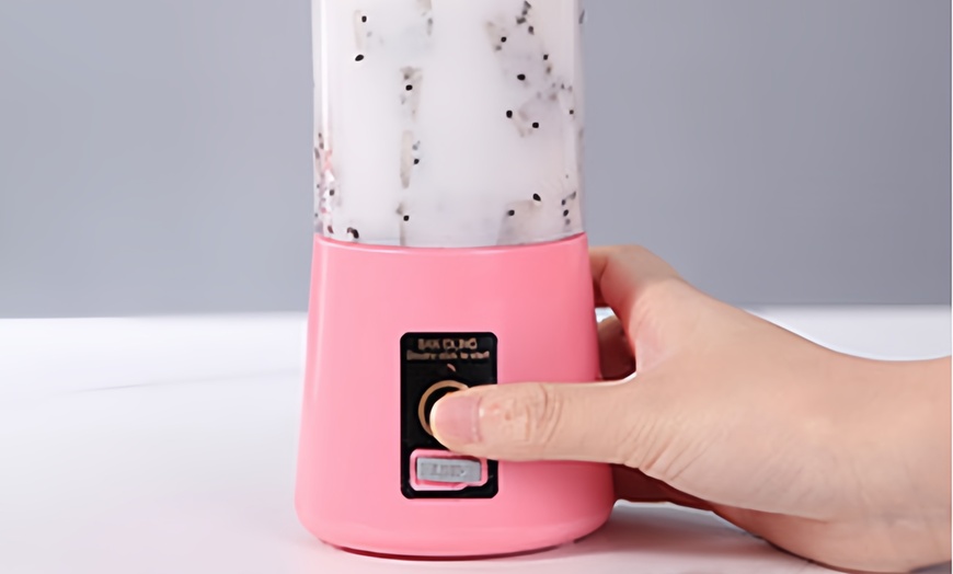 Image 5: Minibatidora portátil compacta y recargable, con regalo sorpresa