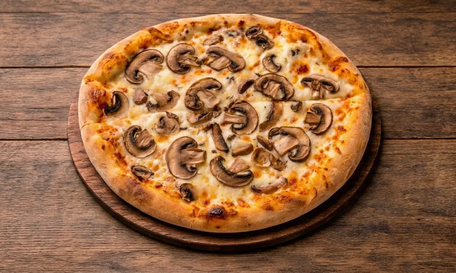 Pizza nach Wahl, optional mit Panna Cotta für 1 bis 4 Personen