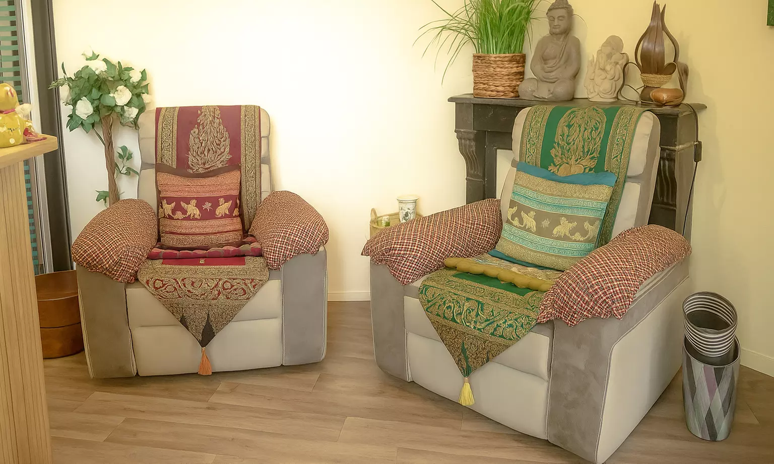 Massage traditionnel thaïlandais ou aux huiles chaudes d'1h