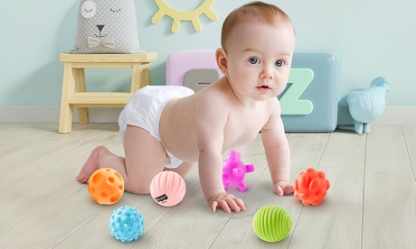 Fisher Price Unisex Infant Orange Multifunctional Sensory Ball Play Set