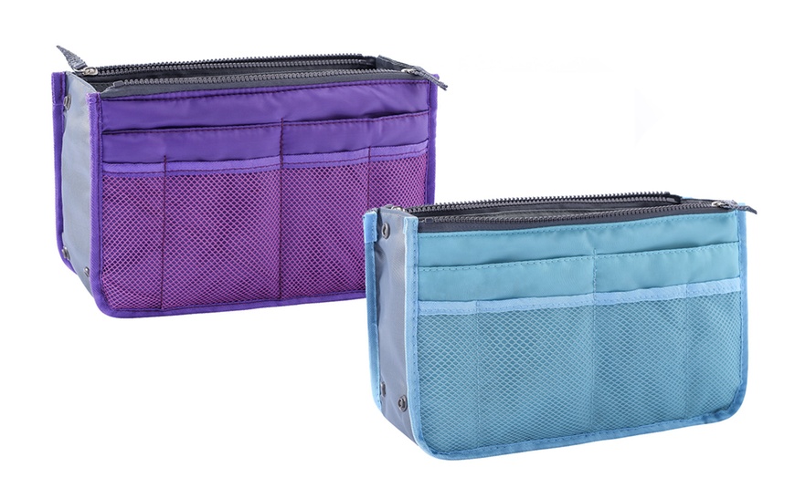Image 16: 1 o 2 organizadores para bolso con múltiples compartimentos