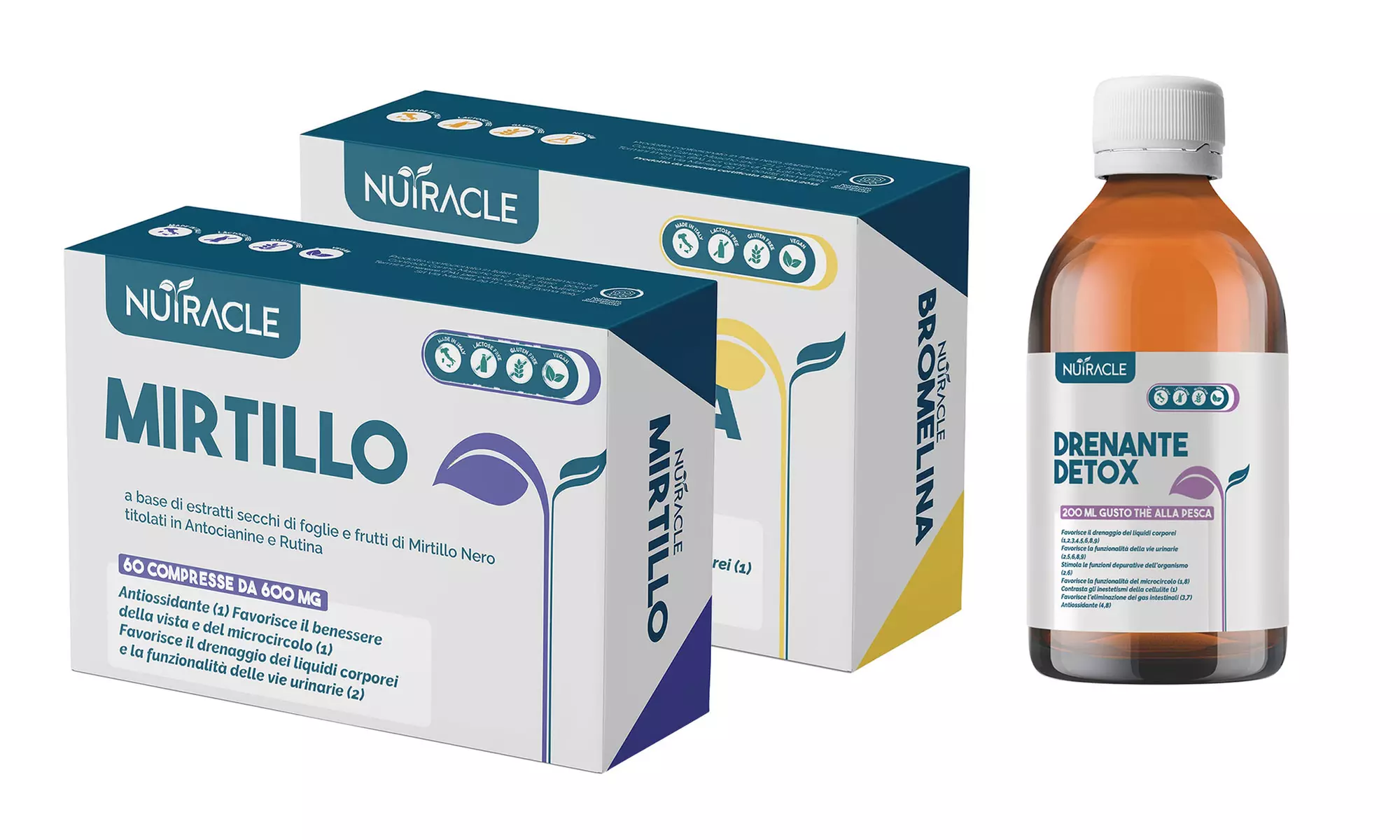 Integratori alimentari Detox, per menopausa e per cistite Nutracle