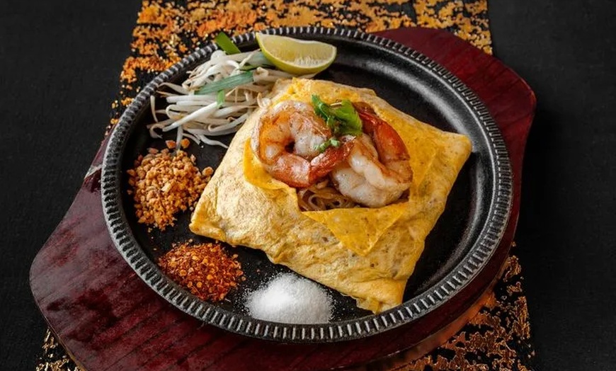 Image 2: Pad Thai or Red Snapper & Drink for 2 | $30 or $60 Toward Food & Drink
